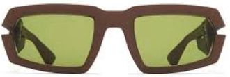 Mykita Incheon Zonnebril - Dames - Zonnebrillen - Grijs - 56 MM - Accessoires