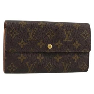 Louis Vuitton Pre-owned Wallets, female, Brown, Size: ONE SIZE Pre-owned Long Wallet