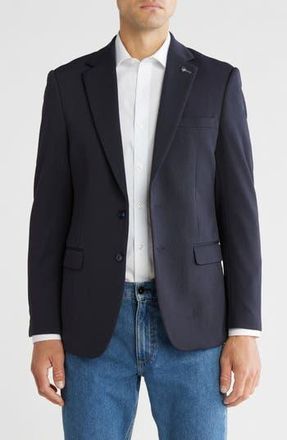 Scotch & Soda Textured Knit Blazer in Navy at Nordstrom Rack, Size 42 - R