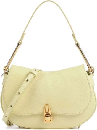 Coccinelle Magie Soft Schoudertas - Dames - Schoudertassen - Geel - ONE Size - Leer - Tassen