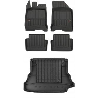 OEM Set Alfombrillas De Goma 3d Renault Laguna 2 Hb 2001-2007