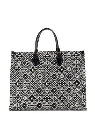 Louis Vuitton OnTheGo Limited Edition Since 1854 Monogram Jacquard GM tote bag - women - Fabric - One Size - Black