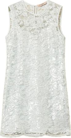 Twinset Sequin-Embellished Mini Dress - Dames - Feestkleedjes - Blauw - L - Leer - Kleedjes