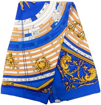 Herm&egrave;s Pre-owned Hermes Astrologie Forever Silk Scarf 90 Ladies 0P41YIWASNCLZDOY