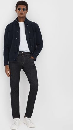 Replay Mens Dark Blue Cotton Jeans, Size: 32