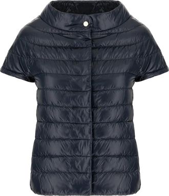 Herno Down Jacket - Dames - Gewatteerde jassen - Blauw - S - Jassen
