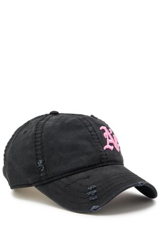 AARON ESH After Party Distressed Cotton cap - Black - One Size