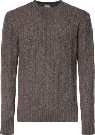 Eleventy Jersey de cuello redondo - Knitwear - Hombre - Marr&oacute;n - 2XL