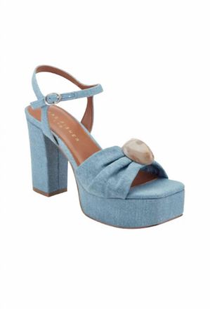 Marc Fisher Womens Candey Platform Sandals In Medium Blue