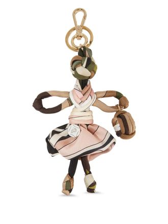 Pucci Zijden sleutelhanger - Beige