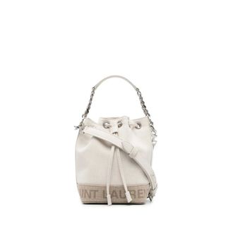 Saint Laurent Bucket Bag - female - Saint Laurent - Bucket Bags - White - ONE SIZE - Bags