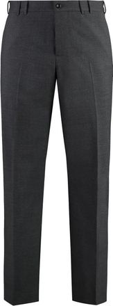 Pantaloni Torino Wollen broek met zij- en achterzakken - Heren - Nette broeken - Grijs - L - Wol - Broeken