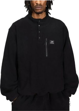 Patta Sherpa Fleece Overhead - Heren - Sweatshirts - Zwart - S - Polyester - Hoodies & sweatvesten