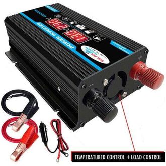 OEM Inversor De Onda Sinusoidal Pura De 12 V A 220 V, Transformador De Fuente De Alimentaci&oacute;n De Onda Sinusoidal Pura De 4000 W Con Control Remoto Y Tomas