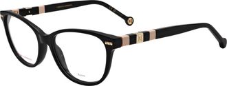 Carolina Herrera Womens 53 mm Black Opticals