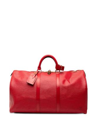 Louis Vuitton 1994 Epi Keepall 50 travel bag - Red