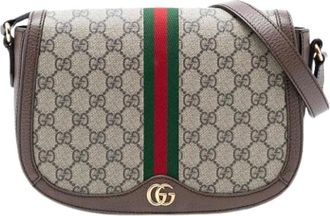 Gucci Pre-owned Cross Body Bags, female, Brown, Size: ONE SIZE Pre-owned Vintage Crossbody Bag