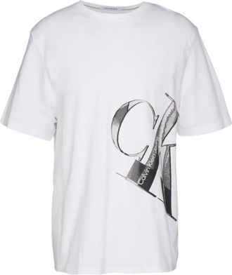Calvin Klein Hyper Real Logo T-shirt - Heren - T-shirts - Wit - XL - Katoen - Tops