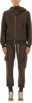 Rick Owens Asymmetrical Zipper Sweatshirt