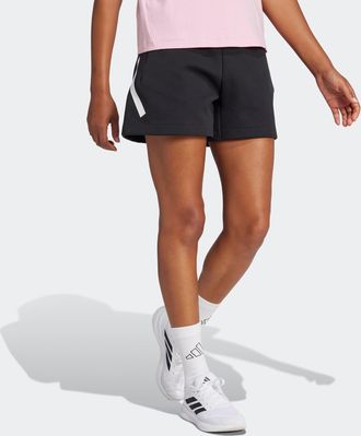 adidas Shorts ADIDAS SPORTSWEAR W Z.N.E. SHORT, Damen, Gr. XXL, N-Gr, schwarz-weiss (schwarz, wei&szlig;), Obermaterial: 57% Polyester, 43% Baumwolle, Hosen Shorts