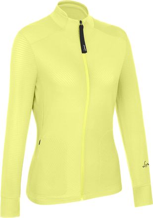 LaMunt Yellow Emy Light Full Zip Textured Jacket