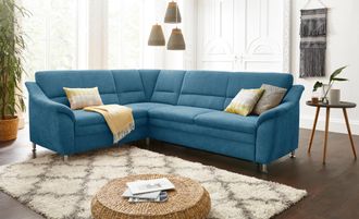 Sit&more Ecksofa &raquo;Cardoso L-Form&laquo; mit Federkern, wahlweise mit Bettfunktion und Schubkasten