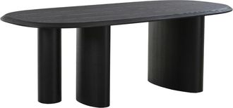 Moloo Mesa de comedor para 6/8 personas 210 cm fresno negro