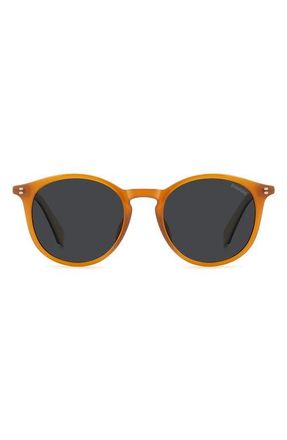 Polaroid 51mm Polarized Phantos Sunglasses in Orange/Grey at Nordstrom