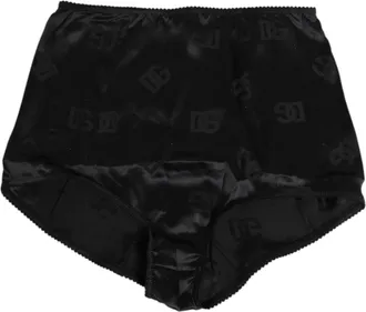 Dolce & Gabbana Womens Black Silk Stretch High Waist Girdle Underwear Co+08+pa+se Clothing