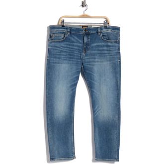 HUGO BOSS Delaware Slim Fit Jeans in Bright Blue at Nordstrom Rack, Size 32 X 32