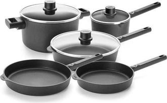 Woll Ecologic Pro Nonstick 8 Piece Set in Black at Nordstrom