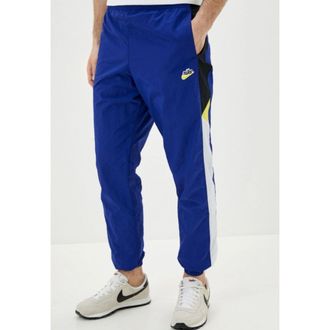 Nike Sportswear Heritage Windrunner Pants Blue/Yellow CJ5484-455 Mens
