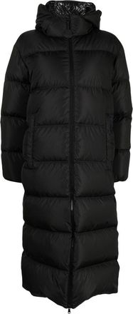 Moncler zipped-up padded coat - women - Polyimide - 1 - Black