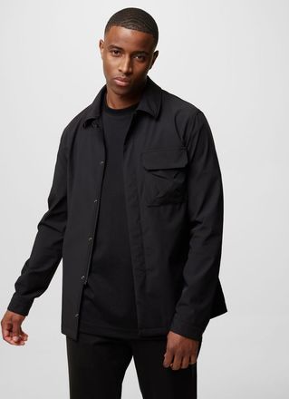 Genti Monogram overshirt Prince zwart