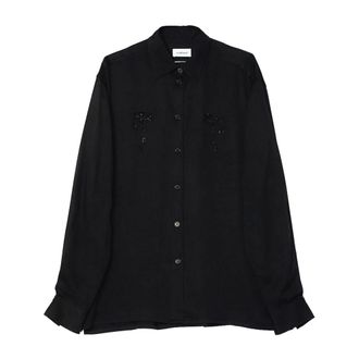 Soulland Camisa de Manga Larga Carl - Blouses & Shirts - Mujer - Negro - XL/2XL