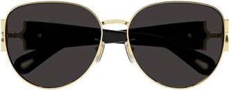 Chlo&eacute; Grey Square Ladies Sunglasses CH0261SK 001 61