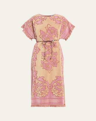 Zimmermann Aster Towel Midi Dress