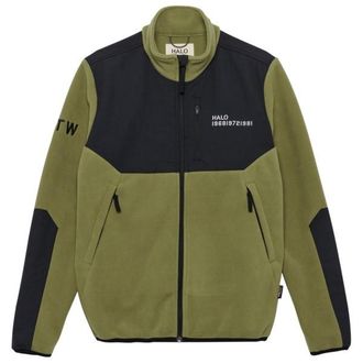 Halo Halo Blocked Zip Fleecejacke - Unisex | oliv