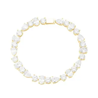 Untamed Petals Vivienne Crystal Bracelet in Metallic Gold at Nordstrom