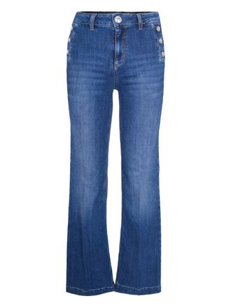 Liu Jo button-detail jeans - Blue