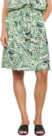 soya concept Ena Midi Skirt In Aqua Combi
