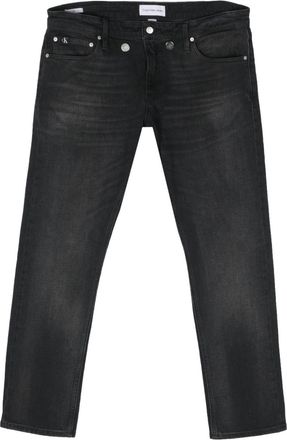 Calvin Klein Jeans low-rise stretch-cotton jeans - men - Spandex/Elastane/Cotton - 33/32 - Black