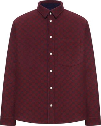 Gucci Blauwe Jeans Aw 25 Stijlvol Veelzijdig Shirt - Heren - Casual Overhemden - Veelkleurig - M - Overhemden