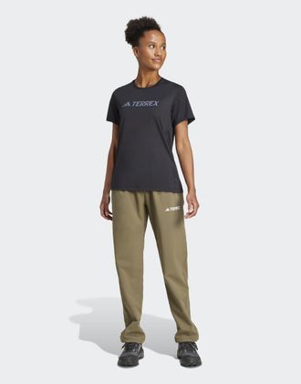 adidas Terrex Multi Liteflex - Pantaloni color oliva strata-Verde