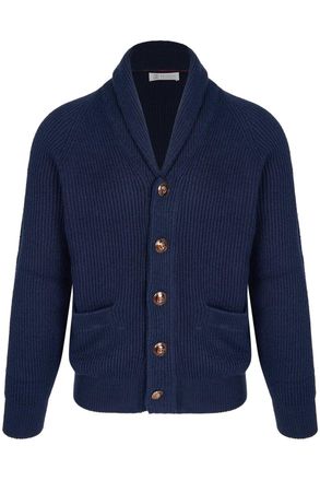 Brunello Cucinelli SHAWL CARDIGAN Size: 50, colour: VARIOUS