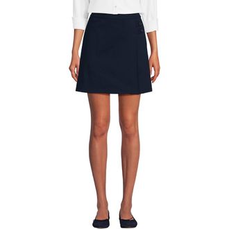 Lands End Ponte A Line Skort Above the Knee in Classic Navy at Nordstrom, Size 10