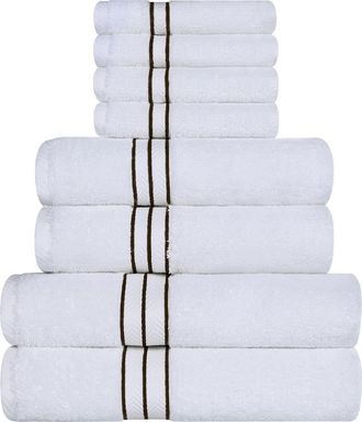 Superior Ultraplush Turkish Cotton Hotel Collection 8-Piece Towel Set in Chocolate at Nordstrom Rack, Size 8 Piece Set