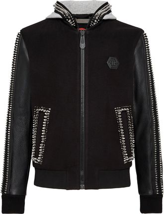 Philipp Plein Bomber Studs