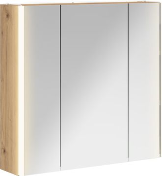 vidaXL Armario Con Espejo De Ba&ntilde;o Roble Artisan 63,5 X 15,5 X 60,5 Cm Vidaxl