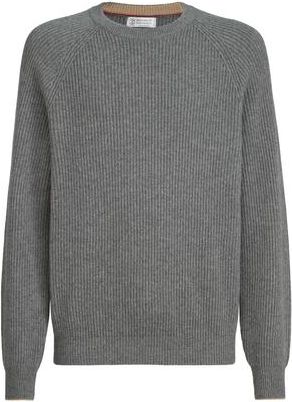 Brunello Cucinelli Cashmere sweater in Dark Grey at Nordstrom, Size 58 It
